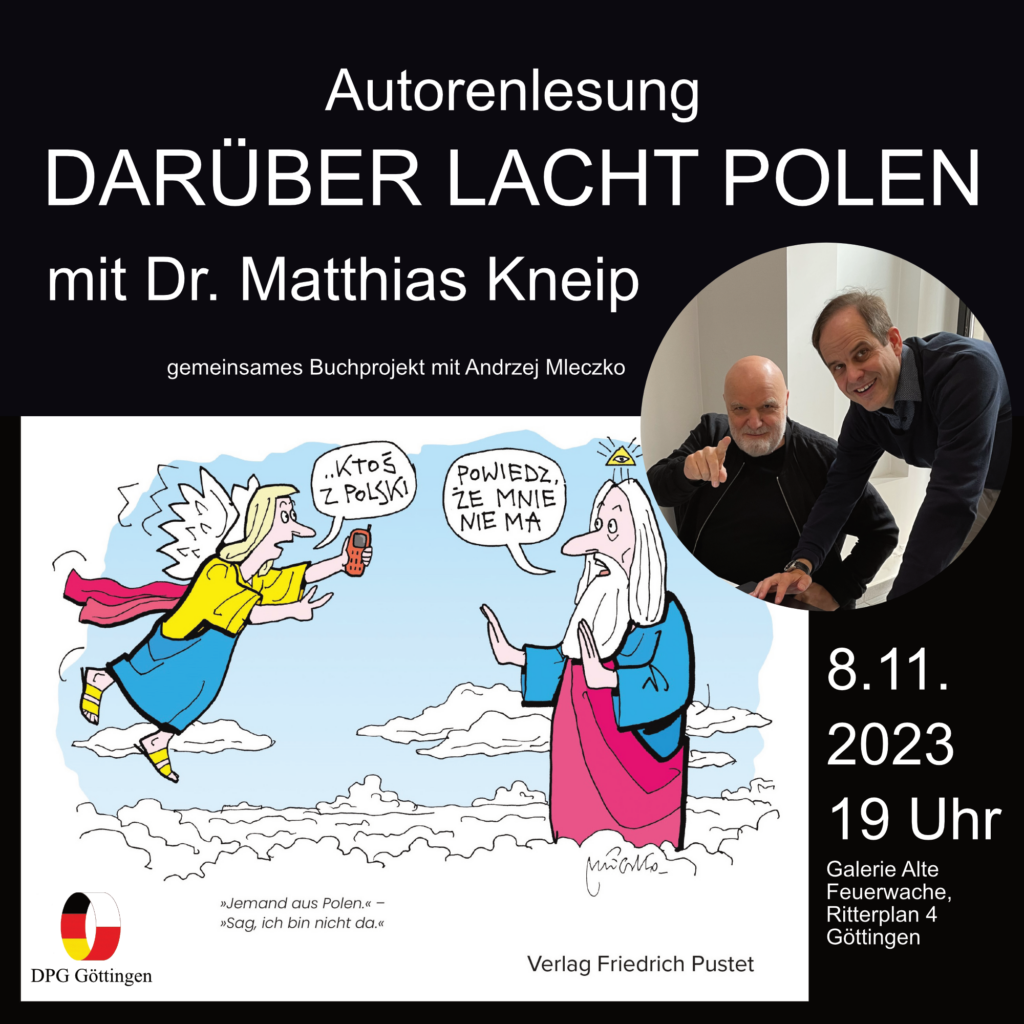 Autorenlesung „Darüber lacht Polen“ mit Dr. Matthias Kneip