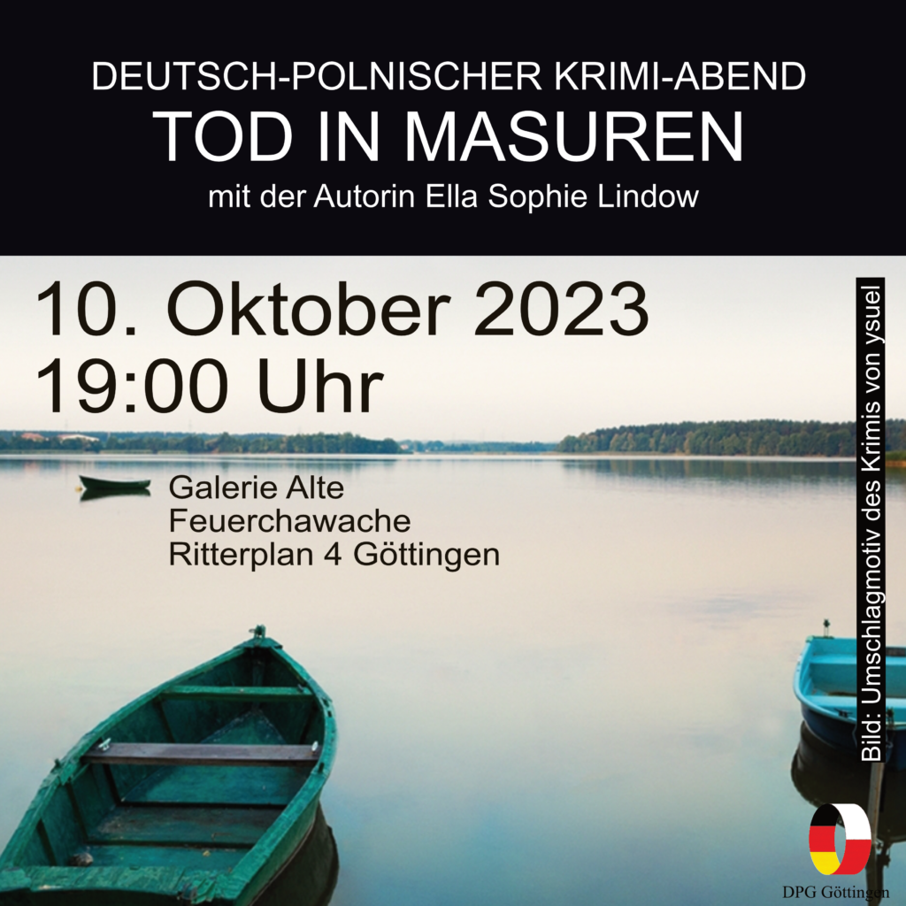 Autorinlesung „Tod in Masuren“ mit Ella Sophie Lindow